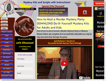 Tablet Screenshot of mysteries-on-the-net.com